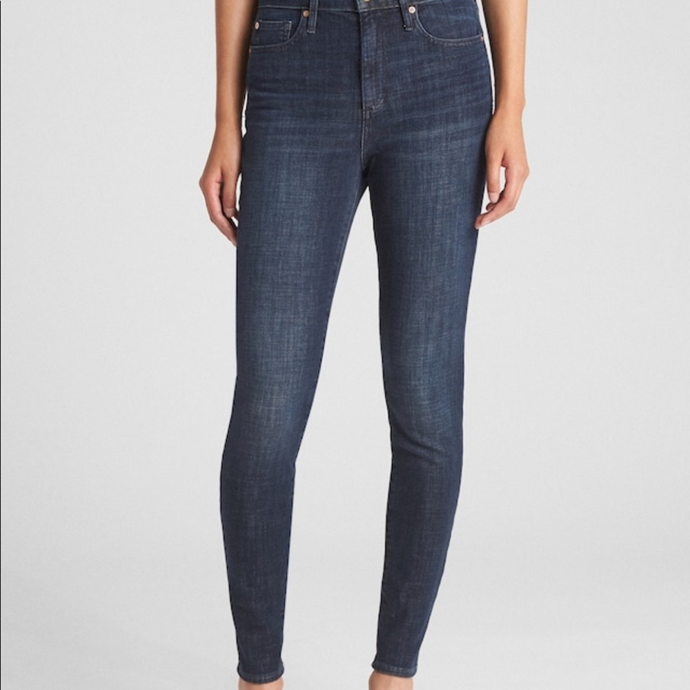 Gap High Rise True Skinny Jeans
